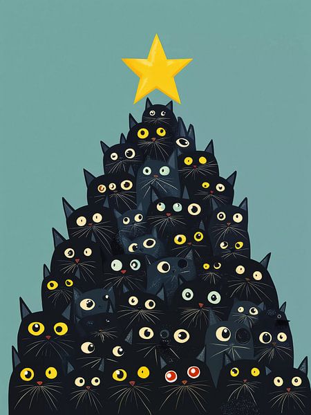 Kerstboom Sticker bestellen | Stickers en Plakletters