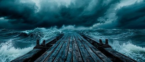 Storm over de pier - Dramatisch