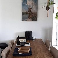 Klantfoto: Een molen aan een poldervaart, Paul Joseph Constantin (gezien bij vtwonen) Gabriël, als artframe