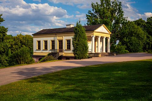 Romeins huis - Weimar, park aan de rivier de Ilm van Mixed media vector arts