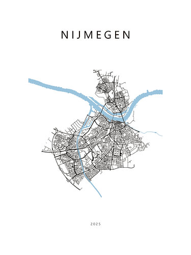 Map of Nijmegen