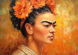 Frida Poster - Frida art print wall art portrait