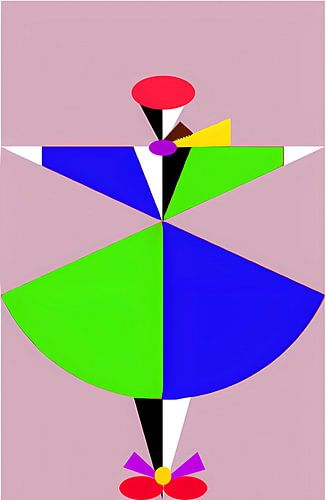 Frau abstrakt von Tatjana Korneeva