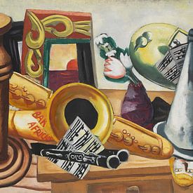 Max Beckmann - Stilleben mit Saxophonen (1926) von Peter Balan