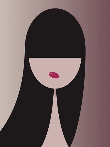 Fille graphique 2 sur Anjo Vrieling