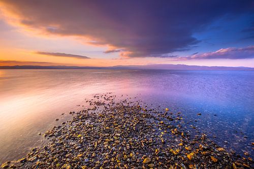 Abstract landscape of the four elements