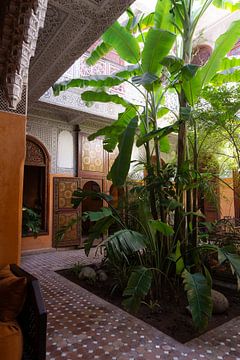 Oase van rust in een riad in Marrakech