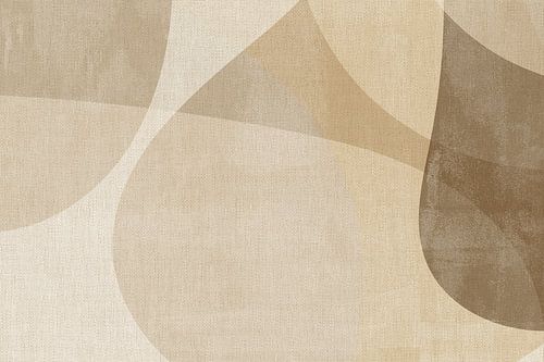 Beige vormen met linnen textuur