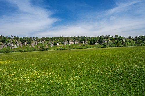 De Twaalf Apostelen Rots in de Altmühl Vallei