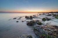 Stones towards sunset