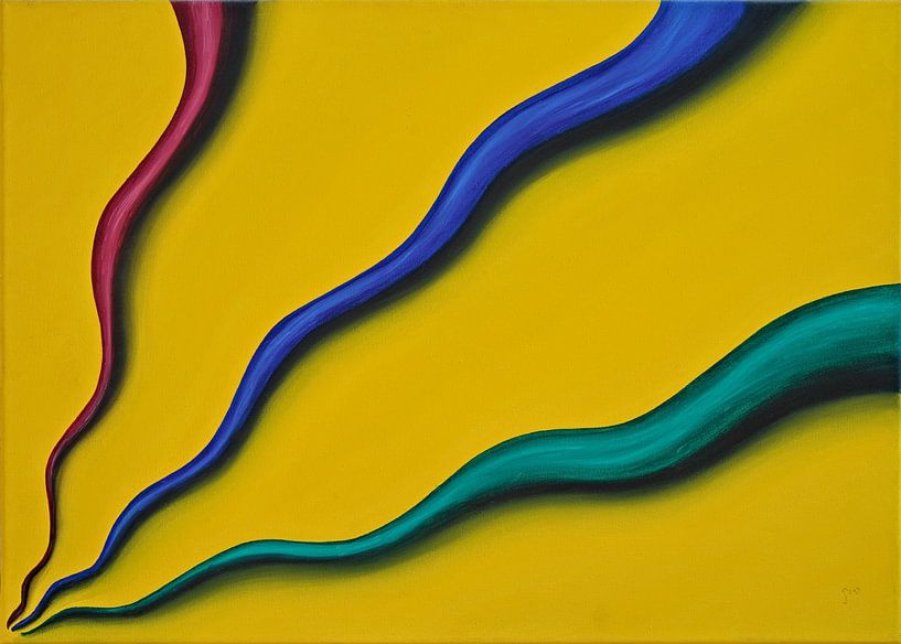 Strips in olie van Stephan Zaun