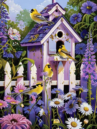 Het Paarse Vogelparadijs