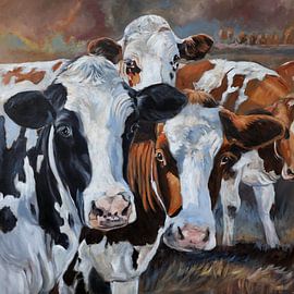 Cows in Vlaardingen by Ineke Zeeuw