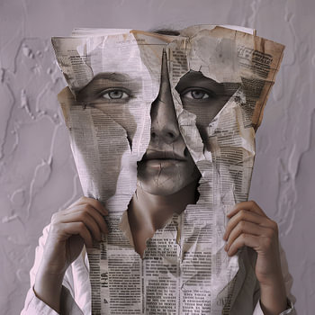 Fille en papier