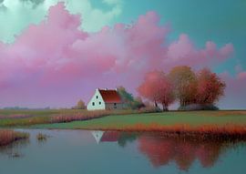 Petite Maison Blanche, Ciel Rose