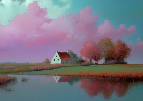 Petite Maison Blanche, Ciel Rose