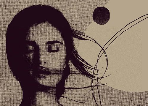 TW living - Linen collection -abstract woman part one