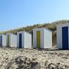 Strandhuisjes, Cadzand bad, Nederland van Imladris Images