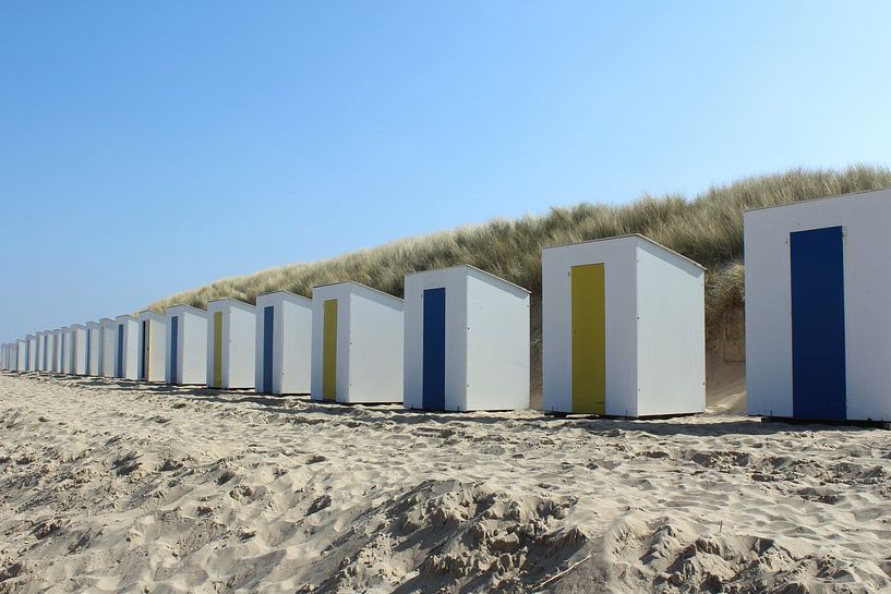 Cabanes de plage, Cadzand bad, Pays-Bas par Imladris Images
