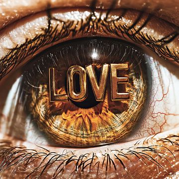 Golden Vision – Luxurious Glare van byRenzo