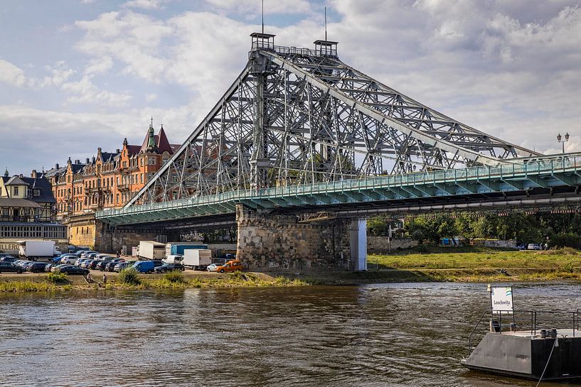 Blaue Brücke in Dresden van Rob Boon