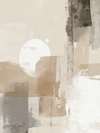 Sanfte Erdtöne – Abstrakt von Bert Nijholt