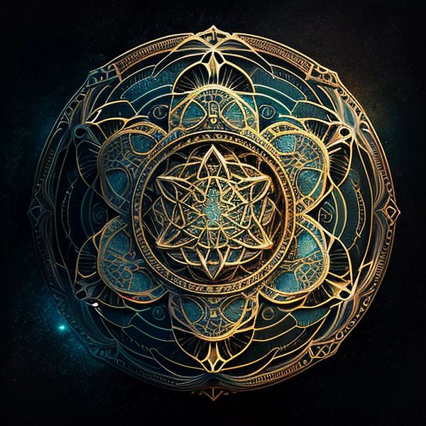 Stellar Mandala by Vythryd Arts