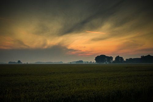 Zonsondergang Schouwerzijl 
