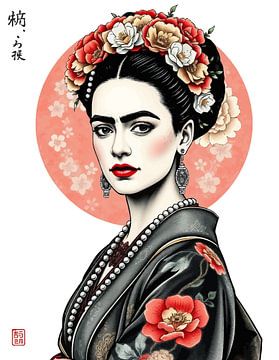 Frida Japanse kunst 3 van MIROKKU