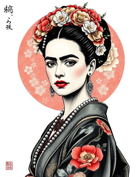 Frida Japanse kunst 3 van MIROKKU