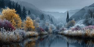 The Whispering Valley in Autumn Mist