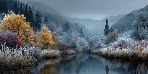 The Whispering Valley in Autumn Mist