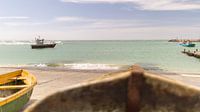 Bateau de pêche dans la baie de Struis