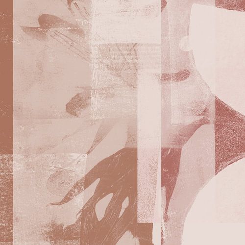 Raw Romance. Moderne abstracte kunst in warme kleuren V