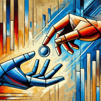 Geld und Handel - Abstrakte Kunstwerke für Finanzinstitute