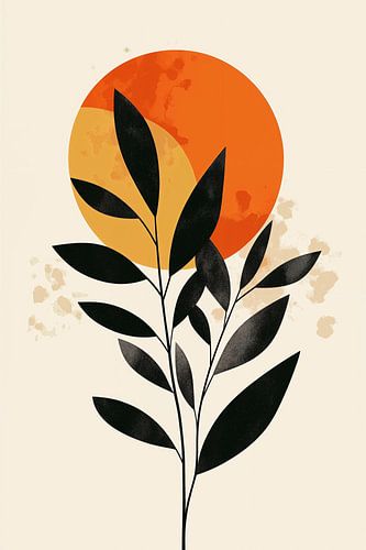 Boho Leaf Silhouette