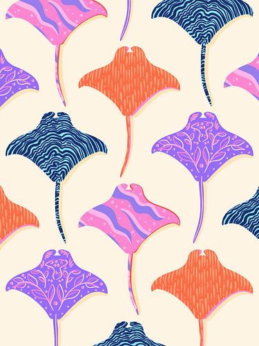 Manta Ray Party by Liv ter Riet