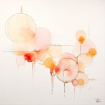 Watercolour circles by Lauri Creates