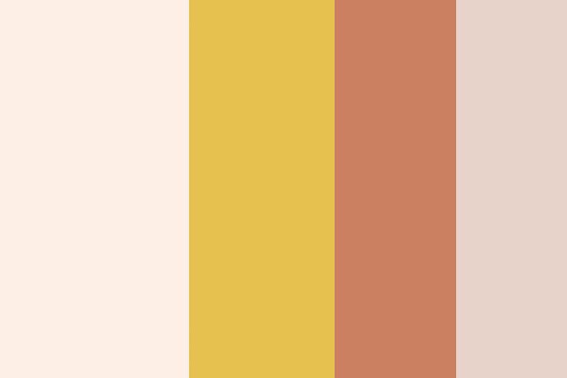 Warm trend colors abstraction by Mad Dog Art