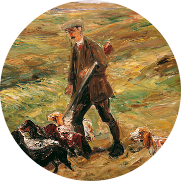 Max Liebermann, Jager in de duinen - 1913 van Atelier Liesjes