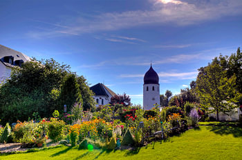 Garten auf der Fraueninsel am Chiemsee