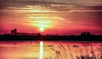 IJssel Zonsondergang