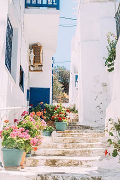 Stairs in Mykonos by Patrycja Polechonska