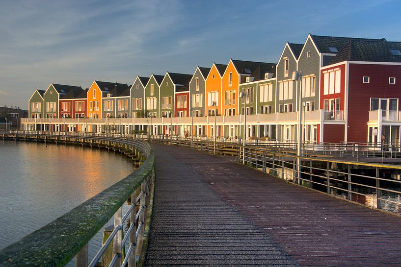 Kleurrijke huizen aan de Rietplas in Houten by PvdH Fotografie