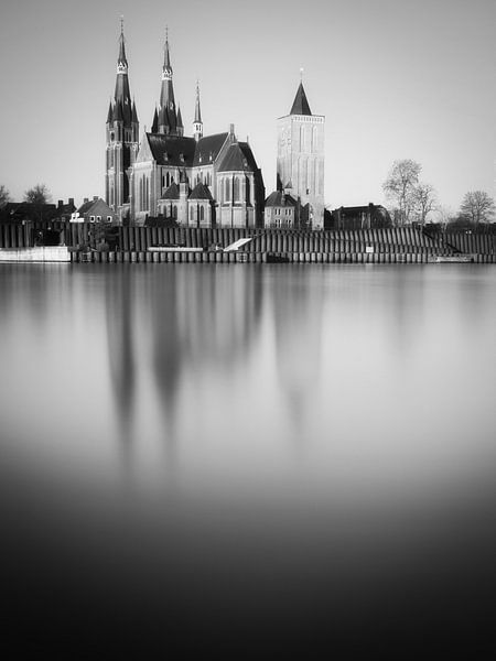 Eglise St-Martinus Cuijk #7 (noir et blanc) par Lex Schulte