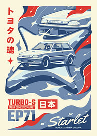 Toyota Starlet EP71 Turbo-S von Kaminarirace