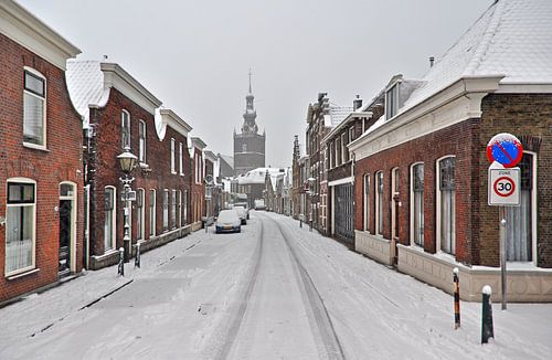 Winter / Overschiese Dorpsstraat / Overschie van Rob de Voogd