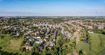 Lucht panorama van Simpelveld in Zuid-Limburg