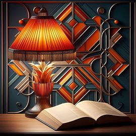 Art Deco lamp design van Tatjana Korneeva