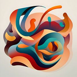 Organische Formen von Mutter Erde 9 von The Art Kroep